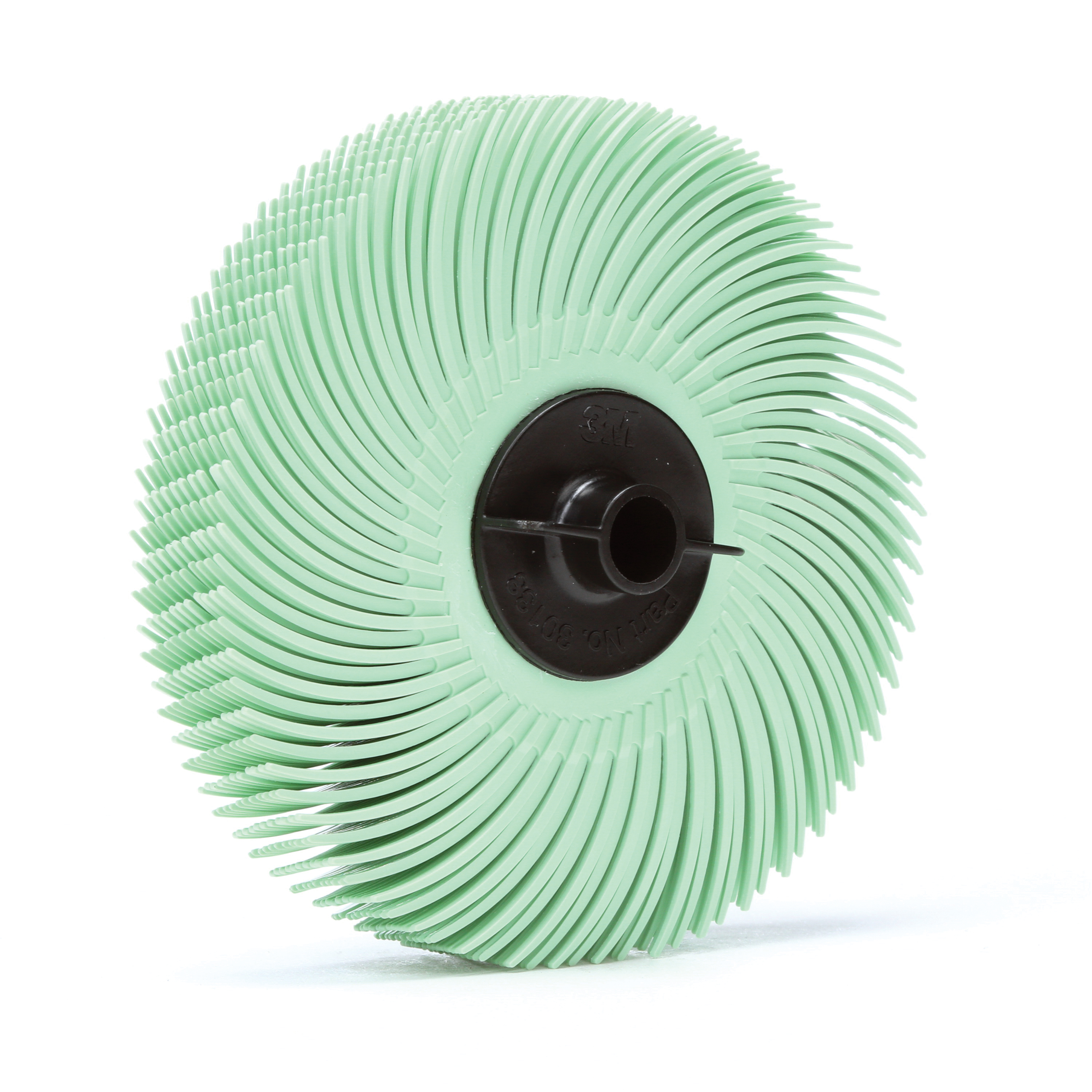 Scotch-Brite 7100007341 Bristle Disc, 3 in Dia Brush, 3/8 in Arbor Hole, 1 micron Grit, Ultra Fine Grade, Ceramic Fill - Radial Bristle Brushes
