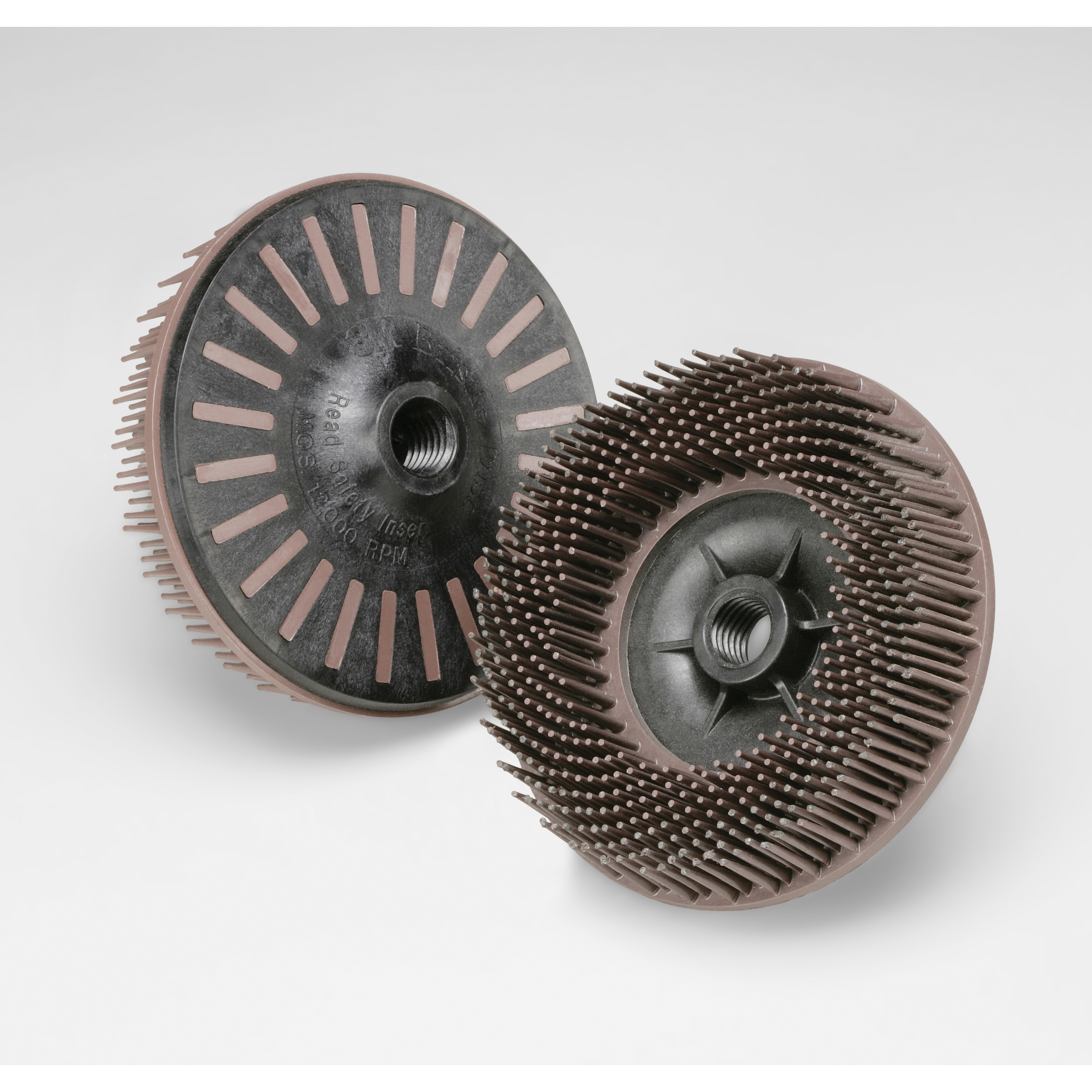 Scotch-Brite 7100138181 Straight Threaded Bristle Disc, 4-1/2 in Dia Brush, 5/8-11 Center Hole, Ceramic Fill - Disc Brushes