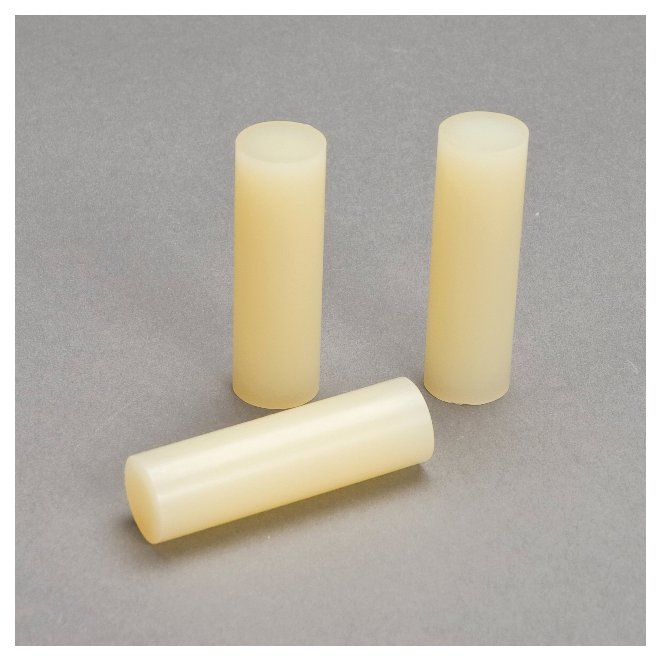 Scotch-Weld 7000121330 Adhesive, Light Amber, 5/8 in Dia x 2 in L, 130 deg F, 35 s Application, 24 hr Curing - Hot Melt Adhesives