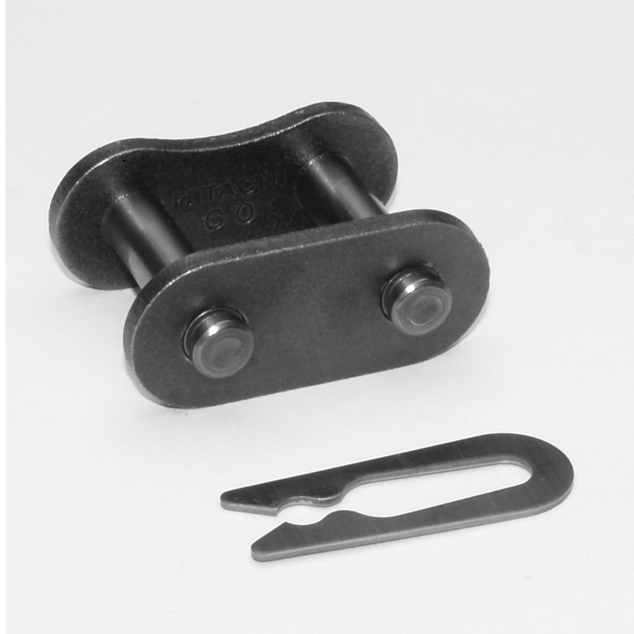SENQCIA Hi-Max 08BHMCL British Standard Single Strand Spring Clip Connecting Link, 08B Chain, 1/2 in Pitch, 0.175 in Dia Pin, Carbon Steel - Roller, Offset & Connecting Links