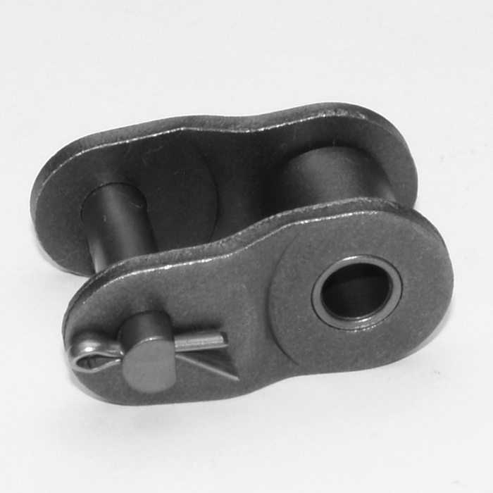SENQCIA Hi-Max 08BHMOL British Standard Single Strand Cotter Pin Offset Link, 08B Chain, 1/2 in Pitch, 0.175 in Dia Pin, Carbon Steel - Roller, Offset & Connecting Links