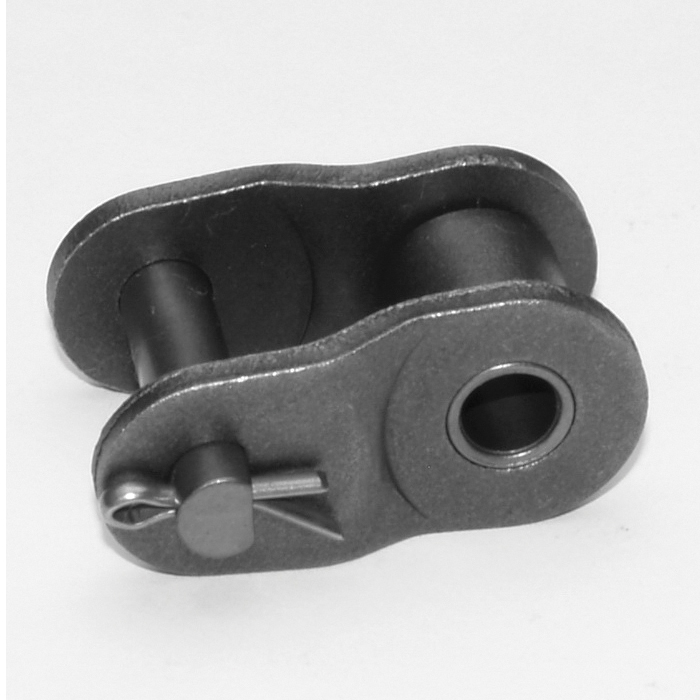 SENQCIA Hi-Max 100HMOL Single Strand Cotter Pin Offset Link, 100 Chain, 1-1/4 in Pitch, 0.376 in Dia Pin, Carbon Steel - Roller, Offset & Connecting Links