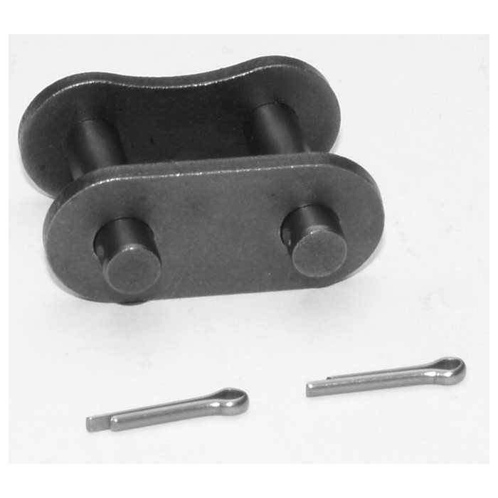 SENQCIA Hi-Max 120HMCL Single Strand Cotter Pin Connecting Link, 120 Chain, 1-1/2 in Pitch, 0.437 in Dia Pin, Carbon Steel - Roller, Offset & Connecting Links