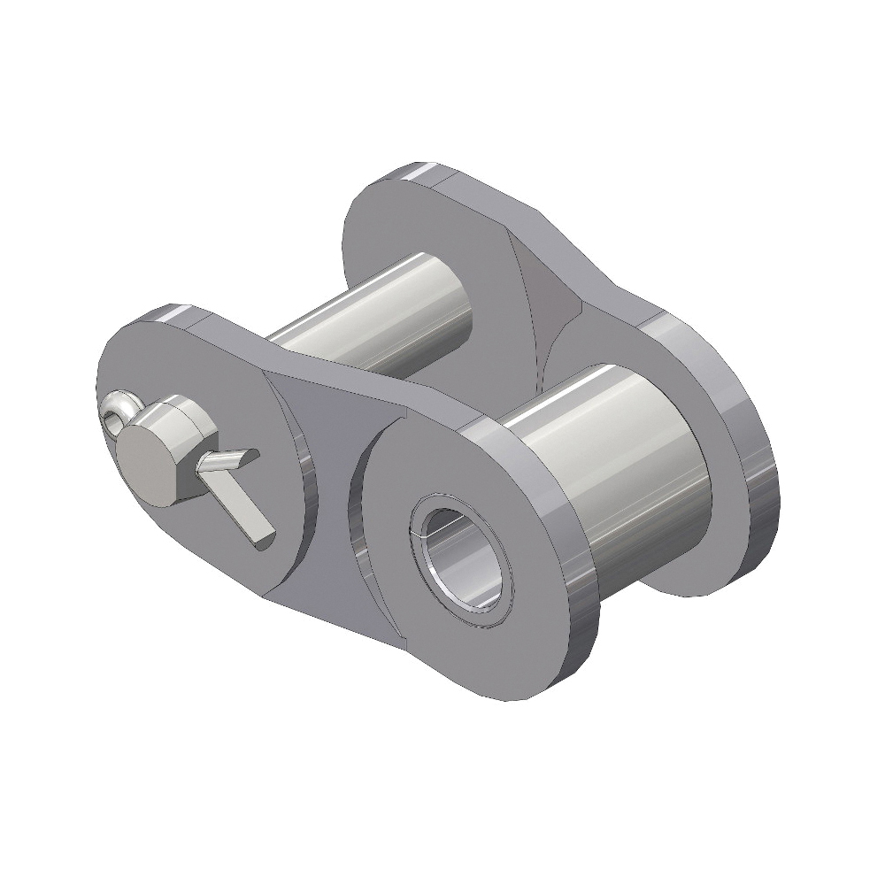 SENQCIA Hi-Max 12BHMOL British Standard Single Strand Cotter Pin Offset Link, 12B Chain, 3/4 in Pitch, 0.225 in Dia Pin - Roller, Offset & Connecting Links
