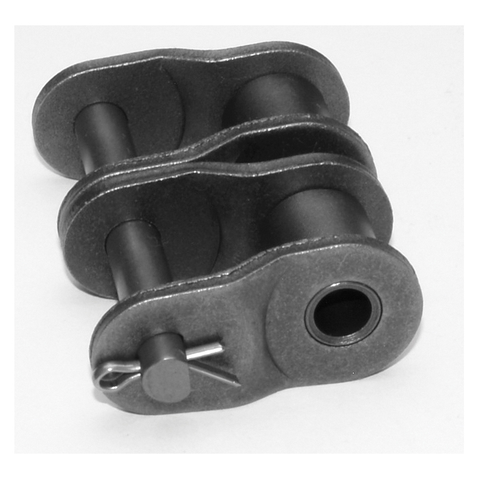 SENQCIA Hi-Max 40-2HMOL Double Strand Cotter Pin Offset Link, 40-2 Chain, 1/2 in Pitch, 0.157 in Dia Pin, Carbon Steel - Roller, Offset & Connecting Links