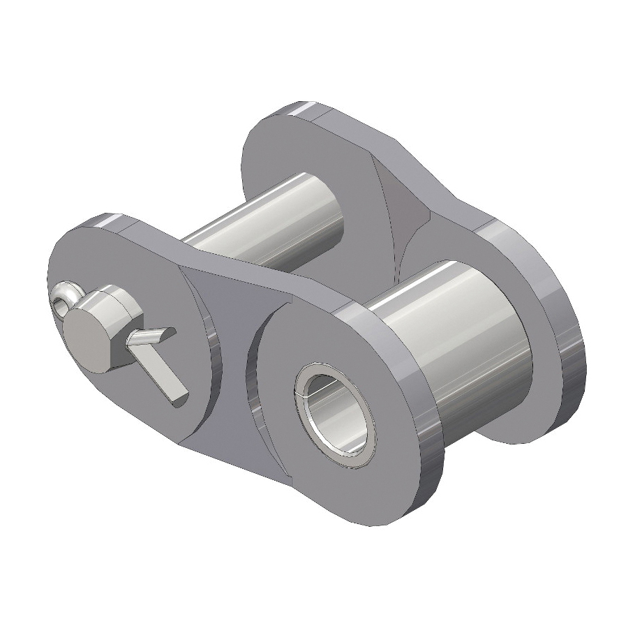 SENQCIA Hi-Max 60HMOL Single Strand Cotter Pin Offset Link, 60 Chain, 3/4 in Pitch, 0.235 in Dia Pin, Carbon Steel - Roller, Offset & Connecting Links