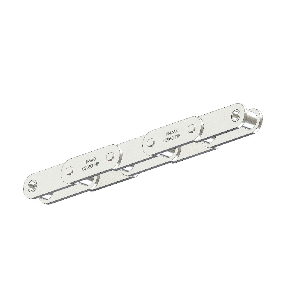 SENQCIA Hi-Max SBR C2060NPHMRB Conveyor Series Double Pitch Riveted Standard Roller Chain, 10 ft OAL, 1-1/2 in Pitch, 0.469 in Dia x 1/2 in W Roller, Carbon Steel - Roller Chains