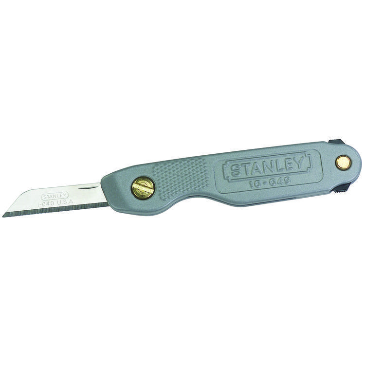 Stanley 10-049 Folding Pocket Knife With Rotating Blade, 2.563 in L Blade, Rotating Stainless Steel Blade, Straight Edge - Pocket & Folding Knives
