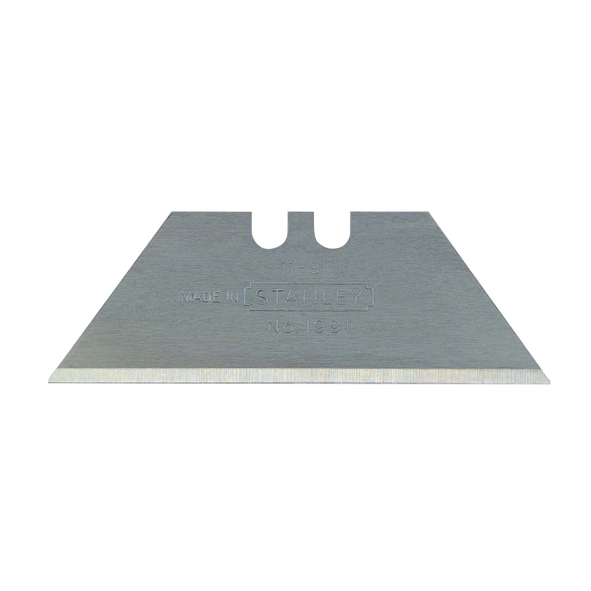 Stanley 1992 11-921B Heavy Duty Utility Knife Blade, Sharp Point/Straight Edge, 2-7/16 in L x 3/4 in W, 0.024 in THK, High Carbon Steel - Utility Replacement Blades