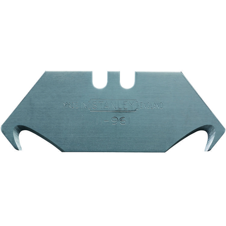 Stanley 11-961 Regular Hook Utility Blade, Hook, 2-1/16 in L x 3/4 in W, Compatible With 1EZ81, 1UK24, 1UK33, 2TJ73, 3CA88, 3MK81, 3PY48, 3Q020, 4A803, 5C947, 10-550, 5C944, 5C945, 5C947, 5C948, 5R675, 5R682, 5TG43, 3Q021, 4YR09 and 5MW90 Utility Knife - Utility Replacement Blades