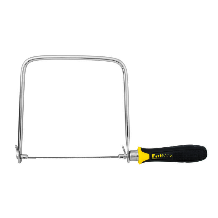 Stanley FatMax 15-106 Coping Saw With Wood Handle, 6-1/2 in L High Carbon Steel Blade - Hand Saws