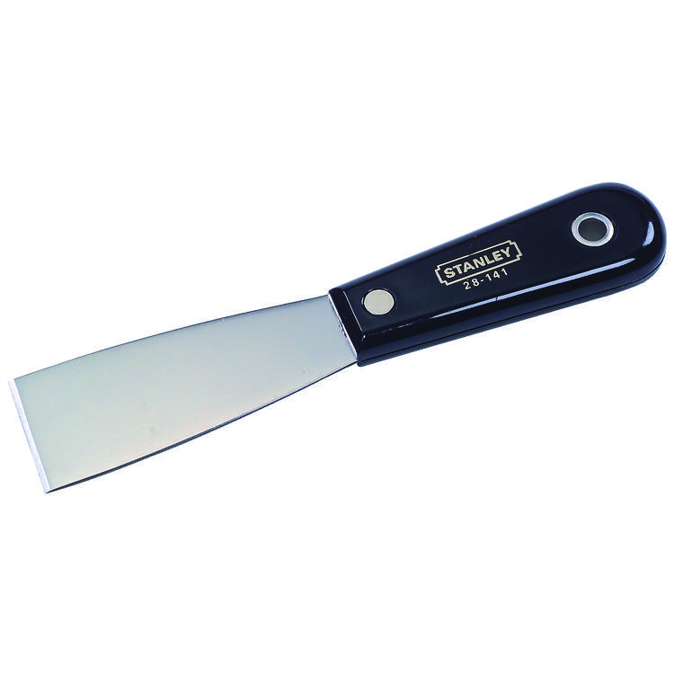 Stanley 28-141 Putty Knife, 3-5/8 in L x 1-1/2 in W, Steel Blade, Stiff Blade Flexibility - Putty Knives