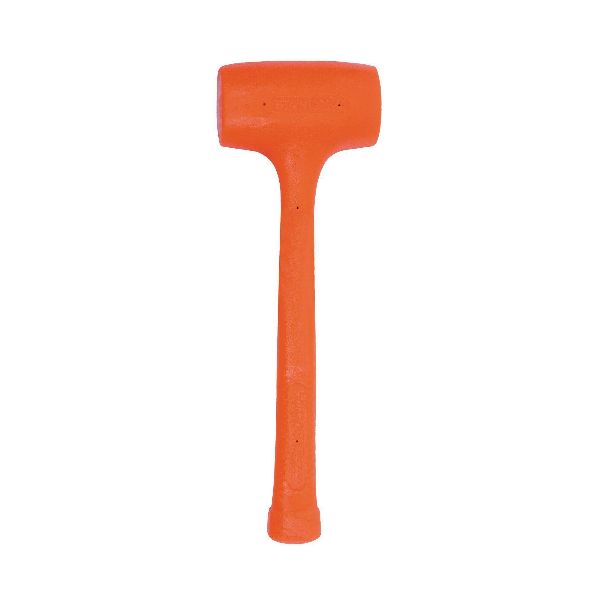 Stanley Compo-Cast 57-533 Standard Head Soft Face Hammer, 14-1/4 in OAL, 2-1/2 in Soft Face, 42 oz Non-Ferrous Metal Head, Steel Handle - Mallets & Dead Blow Hammers