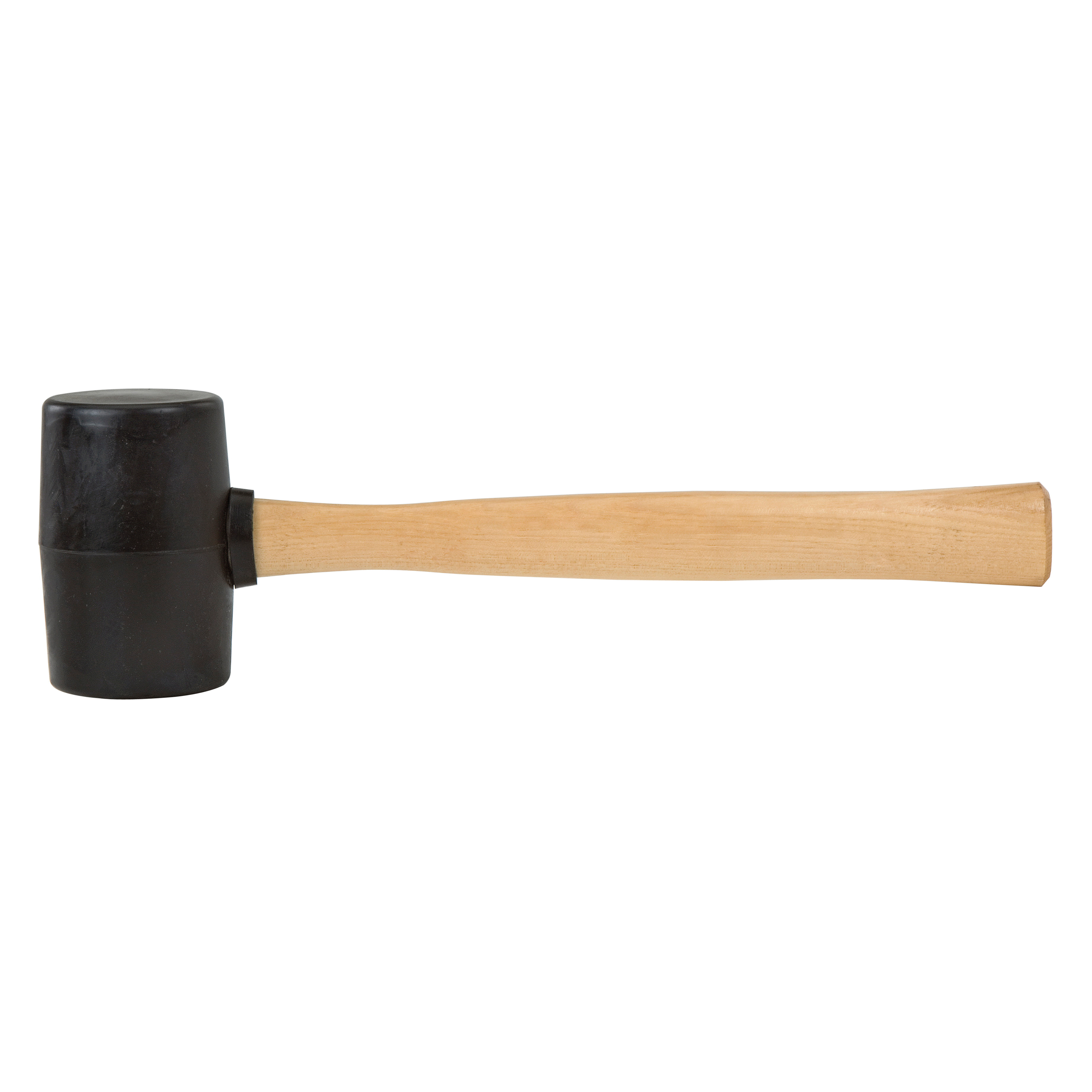 Stanley 57-522 Mallet, 13-1/2 in OAL, 2-3/8 in Dia Soft Face, 18 oz Tough Rubber Head, Wood Handle - Mallets & Dead Blow Hammers