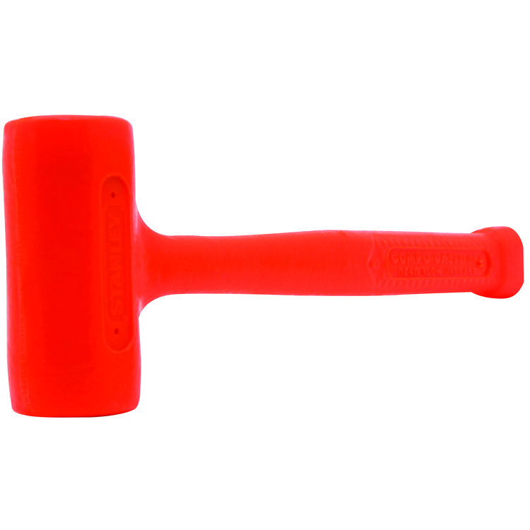 Stanley Compo-Cast 57-530 Standard Head Soft Face Hammer, 10-1/8 in OAL, 1-13/64 in Soft Face, 10 oz, Steel Handle - Mallets & Dead Blow Hammers