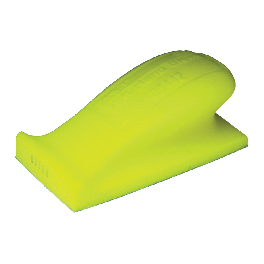 Stikit 7000045435 Soft Hand Block, 5 in OAL x 2-3/4 in OAW, Molded Foam Abrasive, Stikit Attachment - Hand Sanders & Blocks