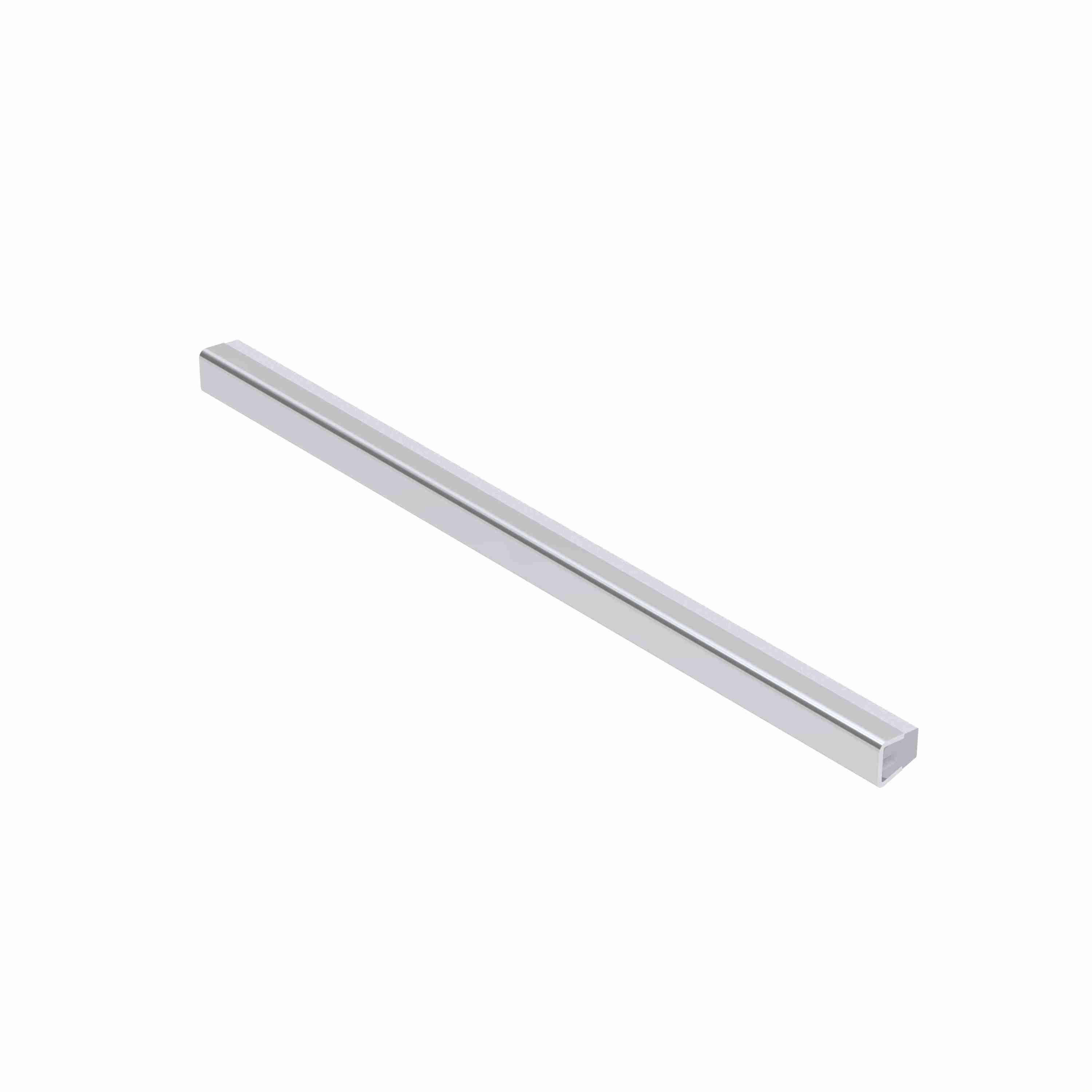 System Plast VG-SSF-10 Flat Guide Rail, 120 in OAL x 0.67 in OAW - Conveyor Flow Rails