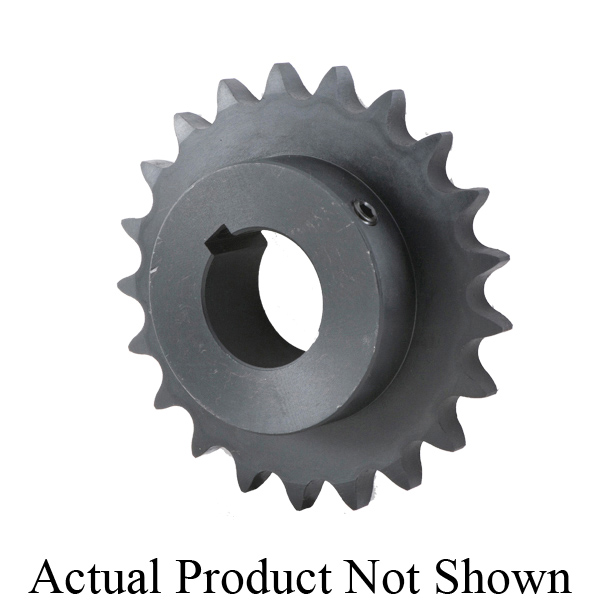 Tsubaki H40B11FL Finished Bore Roller Chain Sprocket, 3/4 in Dia Bore, 2.003 in OD, #40 Chain, 11 Teeth, 1.775 in Dia Pitch, Carbon Steel - Single Pitch Roller Chain Sprockets