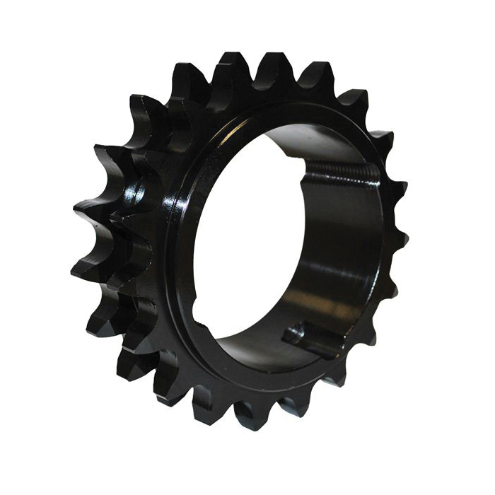 Tsubaki 80BTL45 Taper Lock Type B Single Pitch Roller Chain Sprocket, 1-5/8 in Dia Bore, 14.901 in OD, #80 Chain, 45 Teeth, 1 in Pitch, Carbon Steel - Single Pitch Roller Chain Sprockets