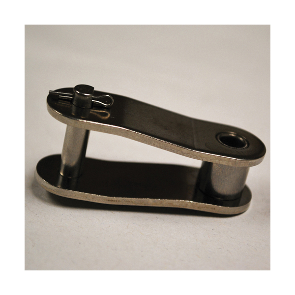 Tsubaki C2040NPOL Double Pitch Standard Offset Link, C2040NP Chain, 1 in Pitch, 0.717 in OAW, 0.156 in Dia Pin, Steel - Conveyor Chain Links