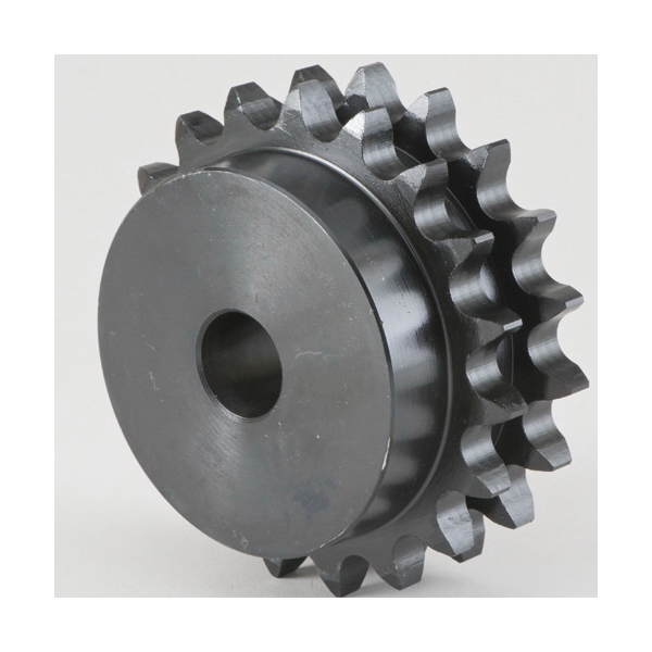 Tsubaki D60B48 Double Strand Type B Multiple Strand Sprocket, 1-1/4 in Dia Bore, 11.893 in OD, 60-2 Chain, 48 Teeth, 3/4 in Pitch, Carbon Steel - Multi-Strand Roller Chain Sprockets