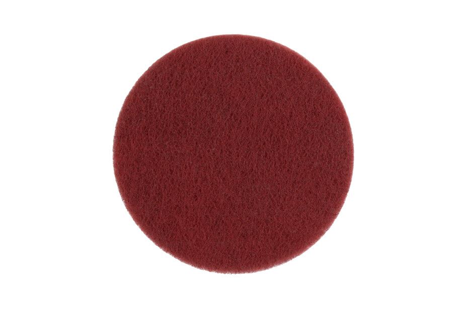 Scotch-Brite 7010329874 7447 PRO Abrasive Disc, 5 in Dia Disc, 100 Grit, Very Fine Grade, Aluminum Oxide Abrasive, Nylon Backing - Non-Woven Abrasive Hook & Loop Discs
