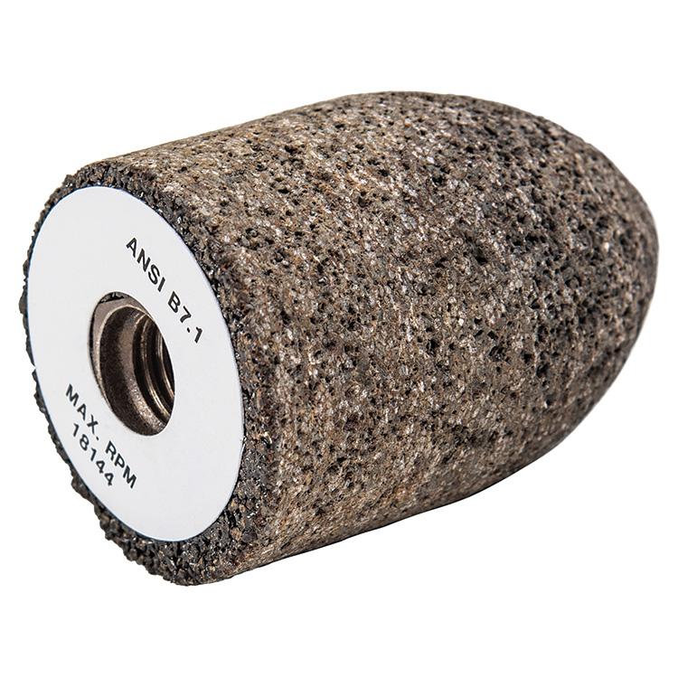 Walter Surface Technologies 12C121 Cone, 2 in Dia Max, ZA16 Grit, Steel Abrasive - Cones & Plugs