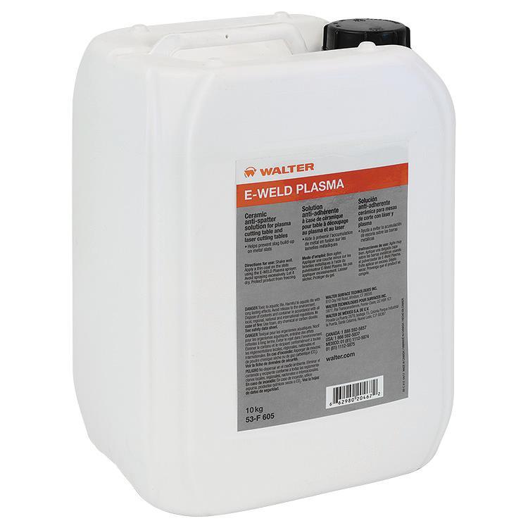 Walter Surface Technologies E-WELD 53F605 Ceramic Anti-Spatter Solution, 22 lb, Liquid Form, White - Anti-Spatter Products