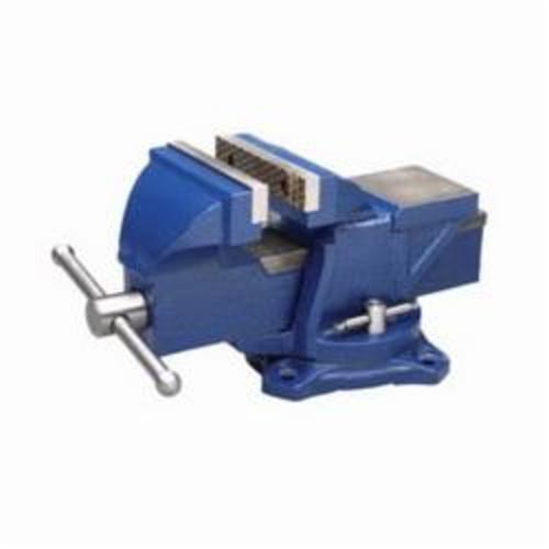 Wilton WL9-11104 General Purpose Bench Vise, Diamond Serrated Jaw, 4 in Jaw Opening, 4 in W Steel Jaw, 2-1/4 in D Throat - Bench Vises