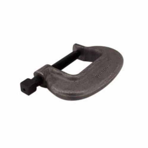 Wilton WL9-14527 O Series Extra Heavy Duty Full Closing Spindle Bridge C-Clamp, 1-7/16 in D Throat, 0 to 1-3/4 in Jaw Opening, 5/8 in Screw - C-Clamps