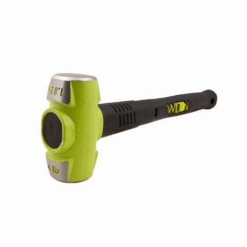 Wilton B.A.S.H WL9-20624 Sledge Hammer, 26 in OAL, 6 lb Drop Forged Steel Head, Vulcanized Rubber/Steel Handle - Sledgehammers