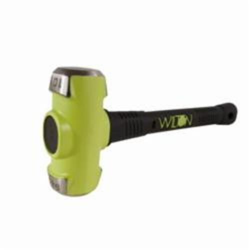Wilton B.A.S.H WL9-21024 Sledge Hammer, 26 in OAL, 10 lb Drop Forged Steel Head, Vulcanized Rubber Handle - Sledgehammers