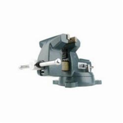 Wilton WL9-21500 740 Mechanics Bench Vise, Serrated Jaw, 5-3/4 in Jaw Opening, 6 in W Steel Jaw, 4-1/8 in D Throat - Bench Vises