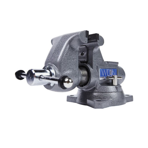 Wilton Tradesman WL9-28805 Vise, Serrated/Reversible Jaw, 3-1/2 in Jaw Opening, 4-1/2 in W Steel Jaw, 3-1/4 in D Throat - Bench Vises