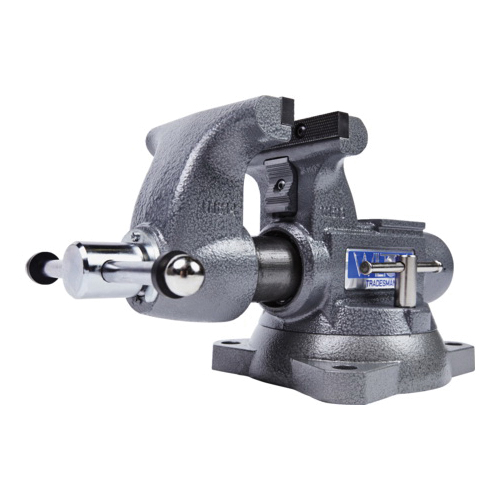 Wilton Tradesman WL9-28806 Vise, Reversible Jaw, 5 in Jaw Opening, 5-1/2 in W Steel Jaw, 3-3/4 in D Throat - Bench Vises