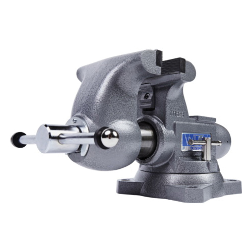 Wilton Tradesman WL9-28807 Vise, Reversible Jaw, 6 in Jaw Opening, 6-1/2 in W Steel Jaw, 4 in D Throat - Bench Vises