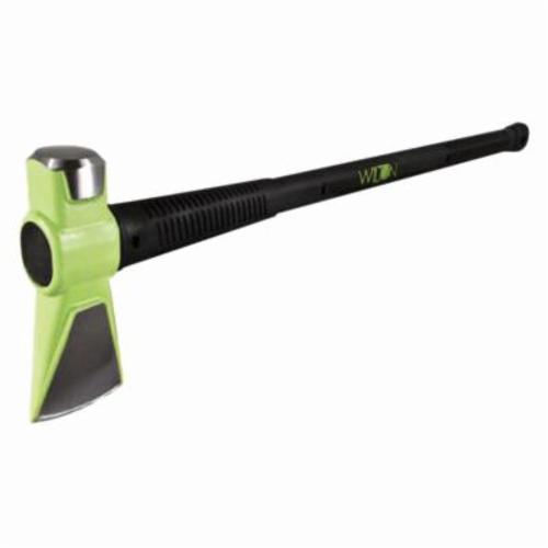 Wilton B.A.S.H WL9-50836 Splitting Maul, 3-1/4 in L Cutting Edge, 8 lb Head, 38 in OAL, Vulcanized Rubber Handle - Axes, Hatchets & Splitting Wedges