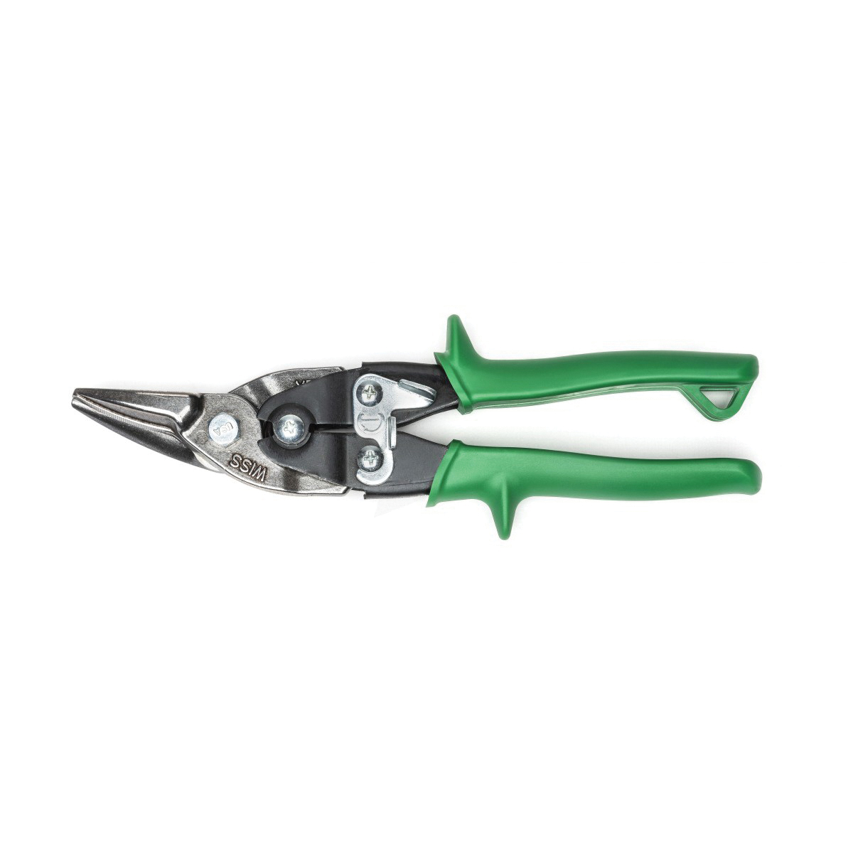 CrescentM2R MetalMaster Compound Action Aviation Snip, 18 ga Low Carbon Steel Cutting, 1-3/8 in L of Cut, Right/Straight Snip, Molybdenum Steel Blade, High Strength Steel Handle, Non-Slip/Textured Grip - Snips