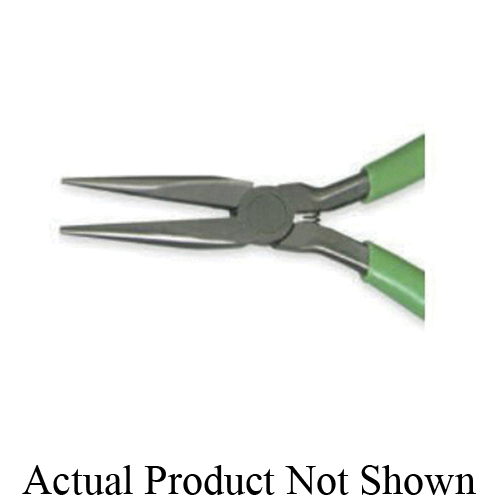 Weller LN54VN Thin Long Nose Plier, Serrated/Straight Steel Jaw, 1-3/16 in L x 7/16 in W Jaw, 5 in OAL, 5/64 in W Tip - Long Nose & Needle Nose Pliers
