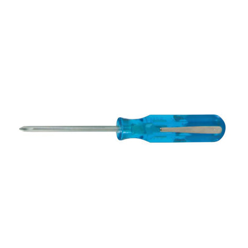 Weller P12SN Screwdriver With Pocket Clip, #0 Phillips Point, Alloy Steel Shank, 4-1/4 in OAL, Plastic Handle - Standard Screwdrivers
